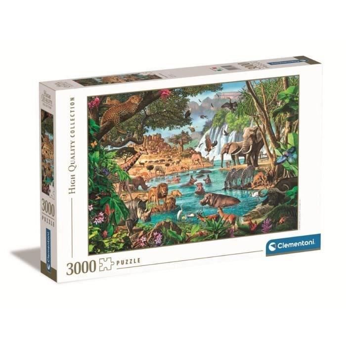 Clementoni - Puzzle 3000 pièces - African Waterhole