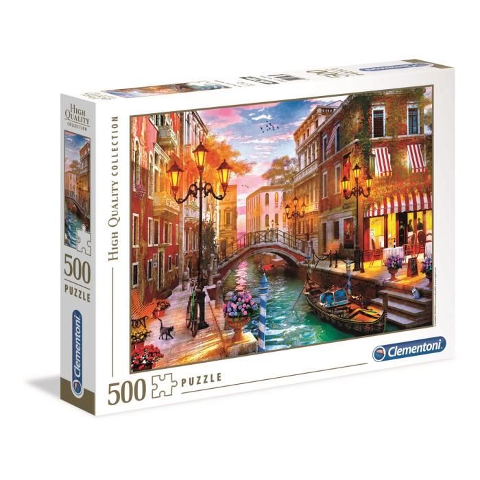 Clementoni - 500 pièces - Sunset Over Venice