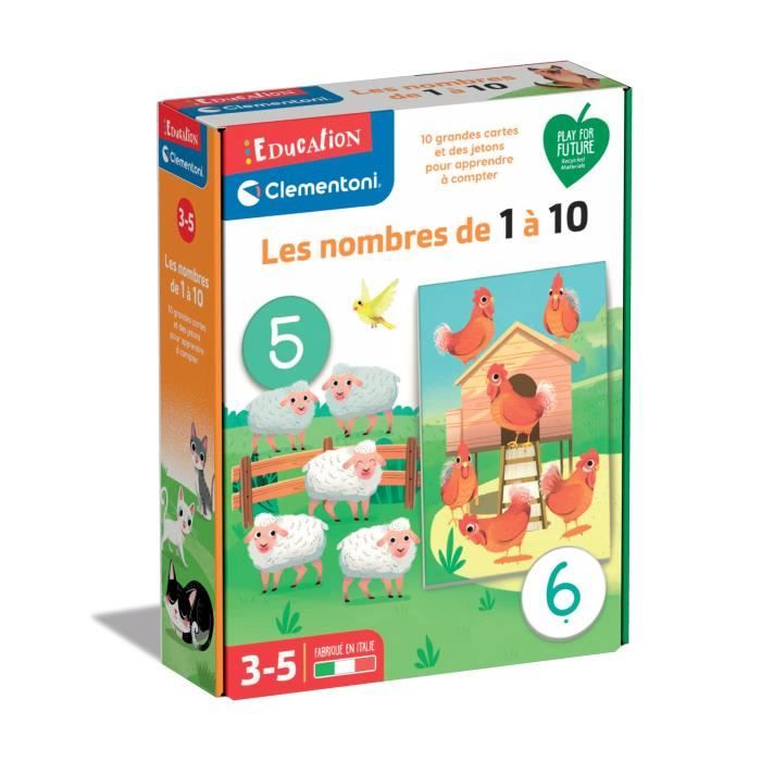 CLEMENTONI - 52595 - Les nombres de 1 à 10