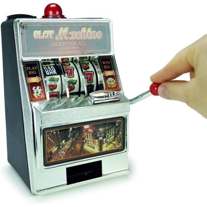 Tirelire machine à sous - Multicouleur