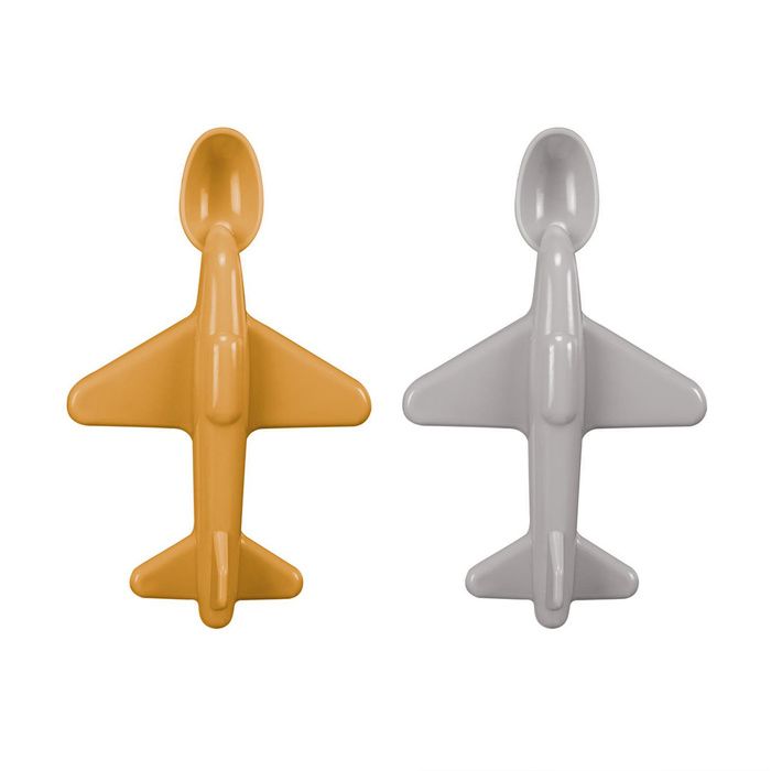 Cuillère avion pour bébé - CMP - Couleurs aléatoires - En plastique - Mixte - A partir de 6 mois - Couleur aléatoire