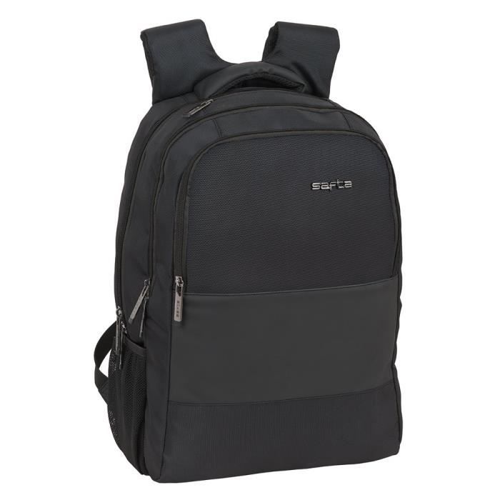 Sac à dos Safta Business Noir 43 CM - 2 Cpt - Haut de gamme