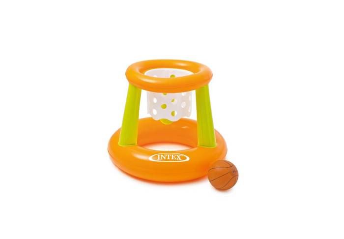 Jeu de Basket gonflable pour piscine INTEX - Dimensions 67x65 cm - Garçon et Fille - A partir de 3 ans