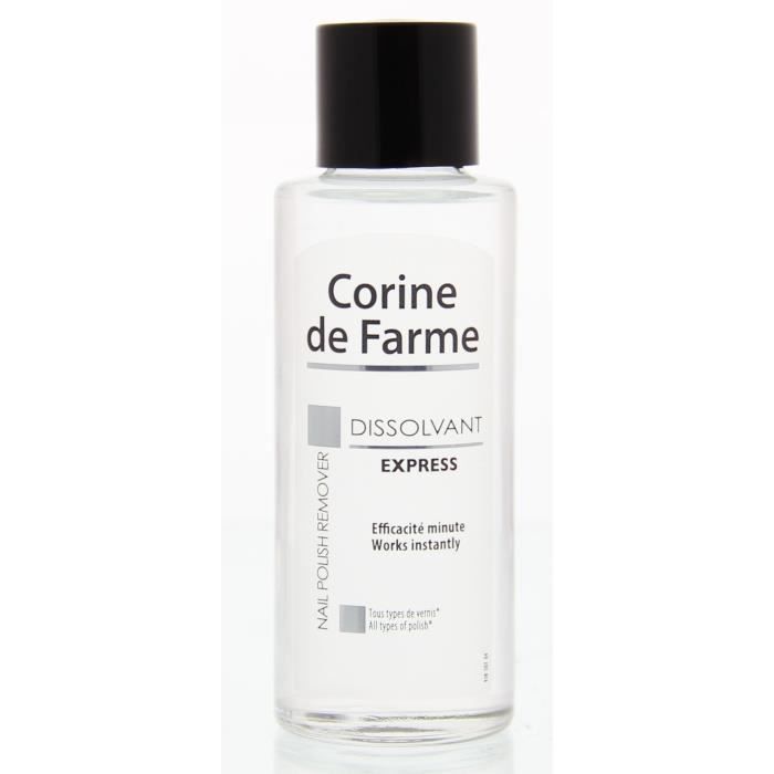 CORINE DE FARME | Dissolvant Express | Effficacité Minute | Format pocket | 100ml