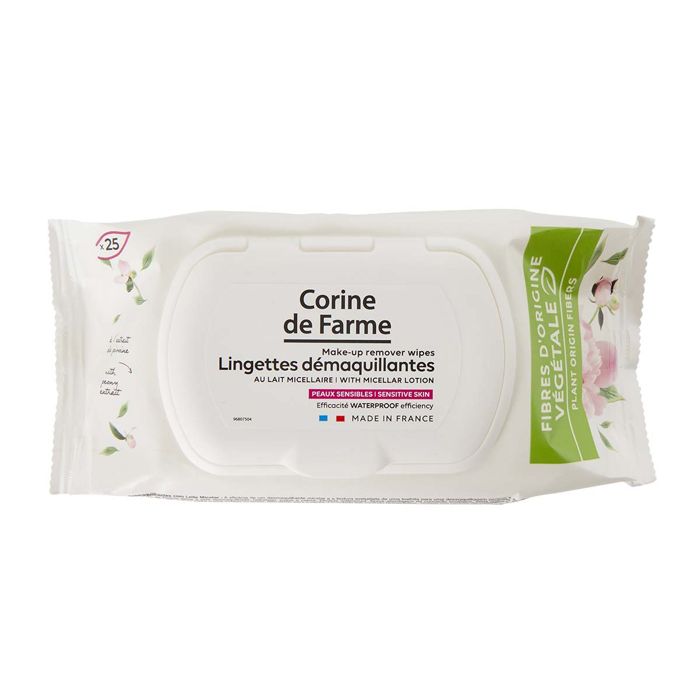 Lingettes Démaquillantes Micellaire x 25 - COMPOSTABLES 25 lingettes