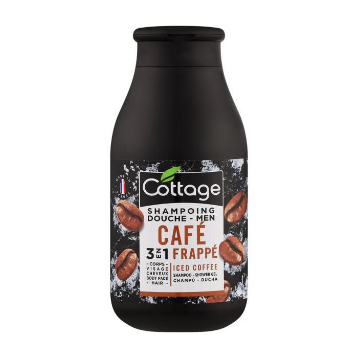 COTTAGE Shampoing douche 3en1 - Café Frappé - 250 ml