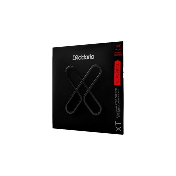 Cordes de guitare classique - D'ADDARIO - XTC45 - Cuivre plaqué argent - Tension normale - Adultes