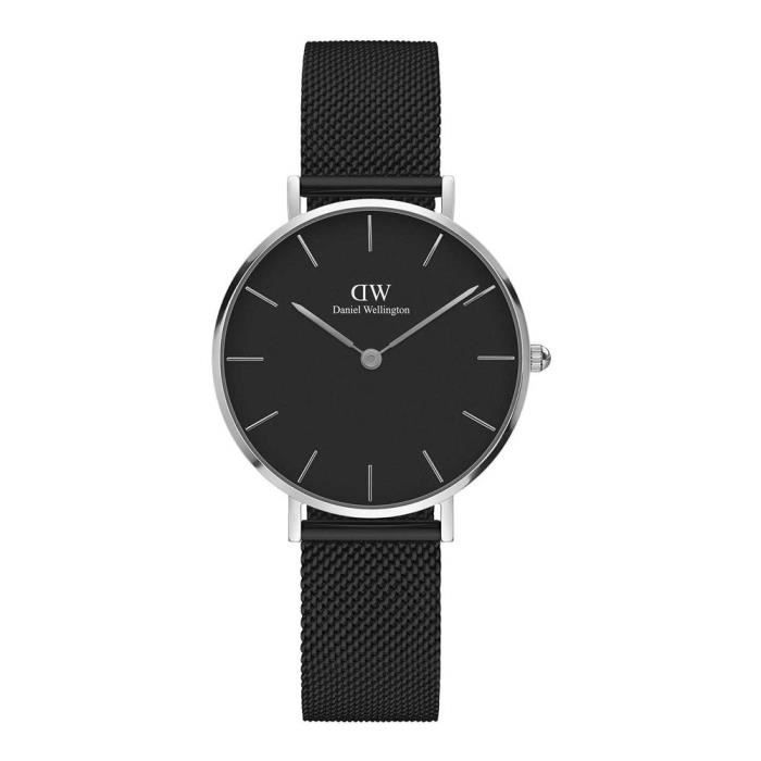 Montre - DANIEL WELLINGTON - DW00100202 - Cuir - Noir - Quartz