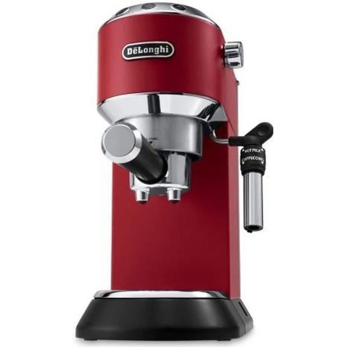 De'Longhi Dedica Style EC685.R – Machine Expresso Manuelle Ultra-Compacte - Rouge Mat