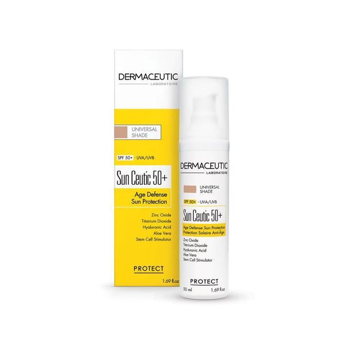 Dermaceutic Sunceutic 50+ Protection Solaire Anti-Âge Teintée 50ml