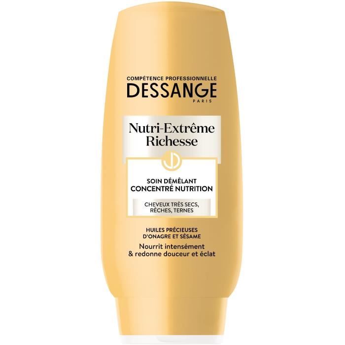 Soin Démêlant Nutri-Extrême DESSANGE - Richesse Concentré de Nutrition - 200 ml