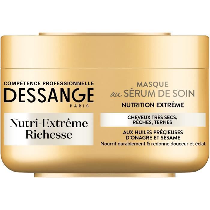 Masque Cheveux Très Secs Dessange Nutri-Extrême – Nutrition Intense & Richesse - 250ml