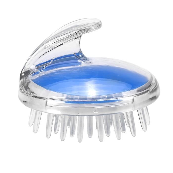 Dilwe Brosse de Massage du Cuir Chevelu – Soin, Shampooing et Lavage des Cheveux – Couleur Aléatoire