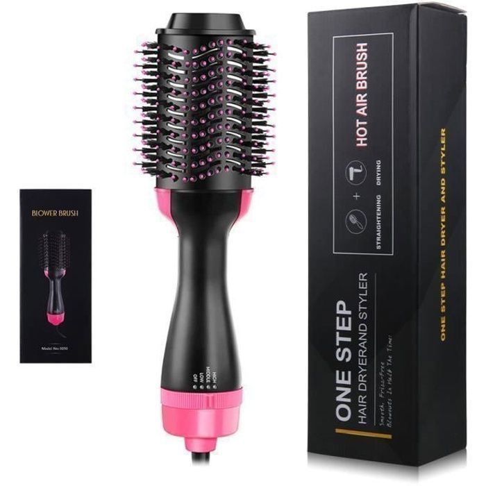 Brosse soufflante Sèche-cheveux volumisant Salon one-step (One-Step, technologie IONIQUE et CÉRAMIQUE, cheveux longs et mi-longs)