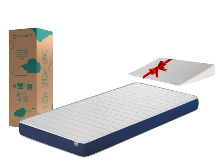 Matelas bébé MILU 60x120 Epaisseur 11 CM -Noyau mousse perforée,hautement respirant