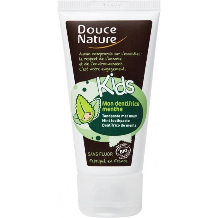 Mon dentifrice enfants à la menthe 50 ml, Douce nature