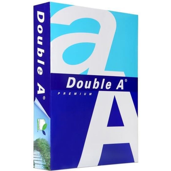 DOUBLE A Papier ramette 80 A4, qualité Premium-80g
