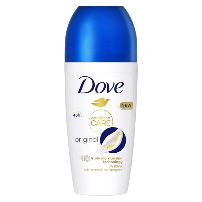 Déodorant Roll On Anti-Transpirant Femme Dove Go Fresh Original 72H - Pack de 6 x 50ml