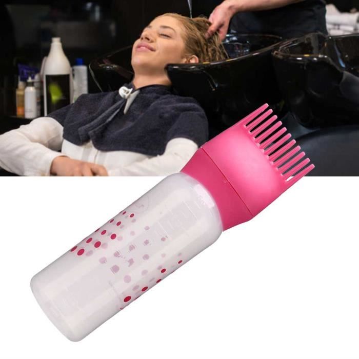 Drfeify Flacon Applicateur pour Teinture Capillaire – Bouteille pour Coloration et Shampooing