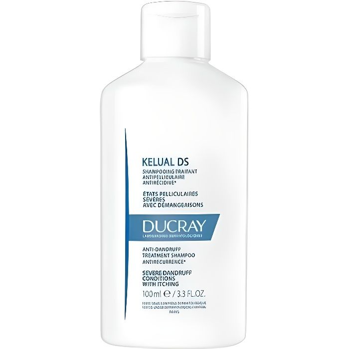 Ducray kelual ds shampooing traitant antipelliculaire antirécidive 100ml TU Blanc
