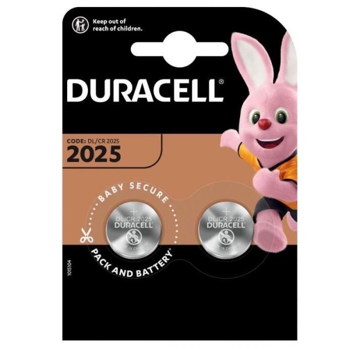 DURACELL Batterie 3V CR2025 blister 2szt - Duracell CR2025 blister 2szt