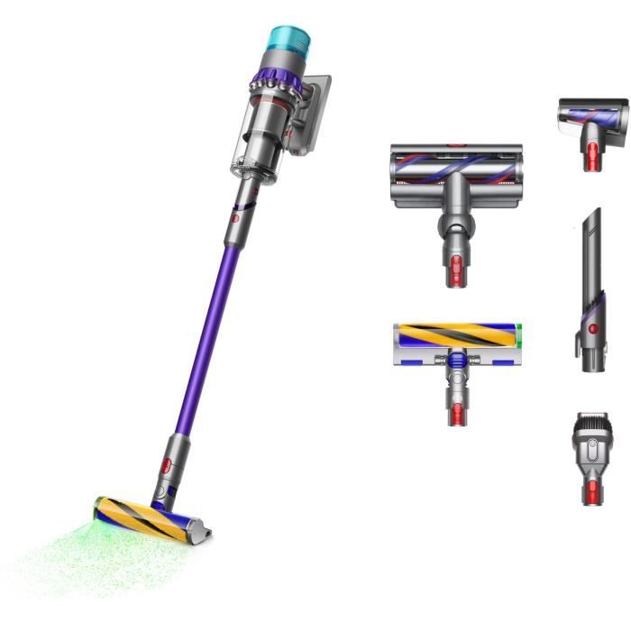 NEW DYSON Gen5 Detect Absolute - Aspirateur Balai - Puissance 262AW - Filtre HEPA capturant 99,9 % des particules - Autonomie 70