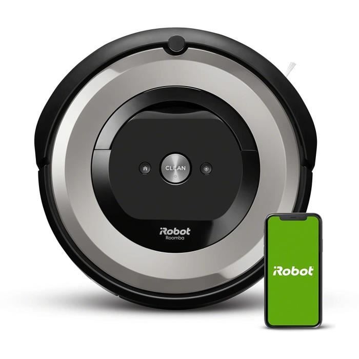IROBOT Aspirateur Robot Connecté ROOMBA E5154 - Batterie 1800 mAh Lithium Ion
