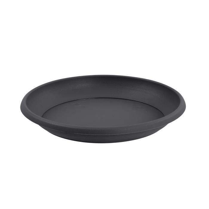 EDA Soucoupe Marina Ø 30 cm pour pot Ø 35 cm - Gris anthracite