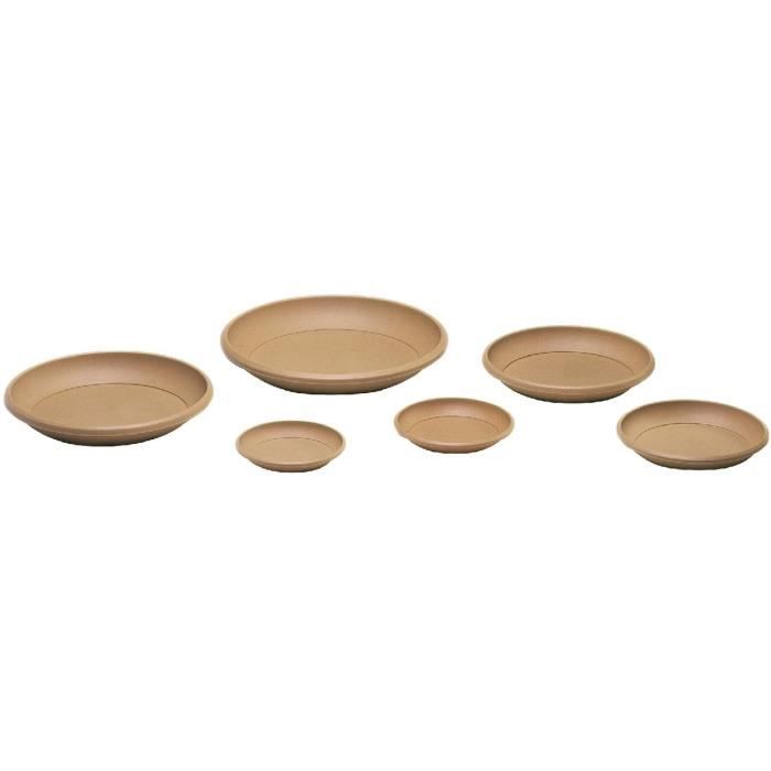 EDA Soucoupe ronde Marina Ø40cm compatible avec pot 23L - Terre cuite