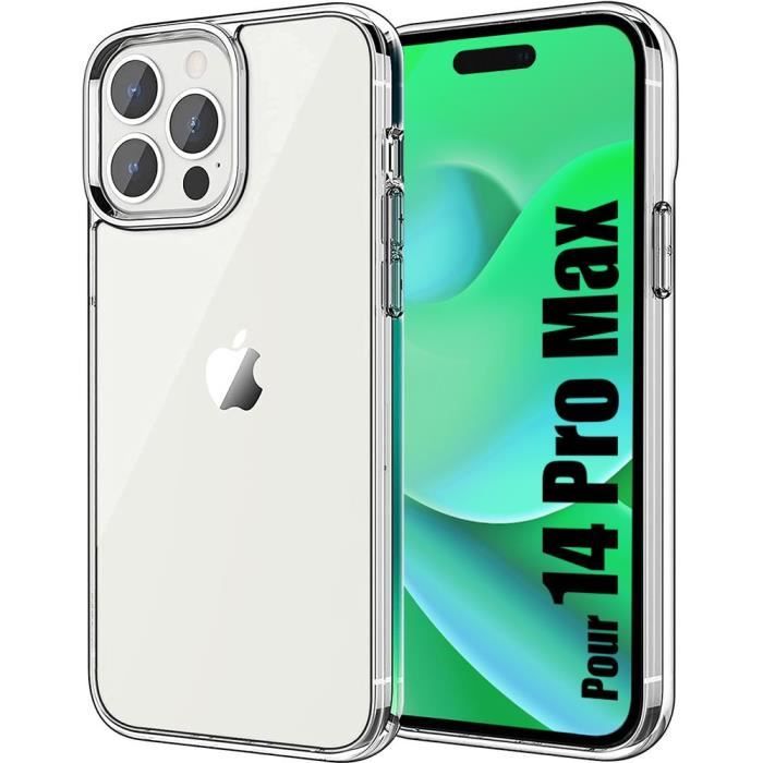 Coque pour iPhone 14 Pro Max Protection Silicone Transparent