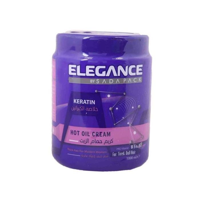 Elegance Hot Oil Cream Keratin - 1000 Ml