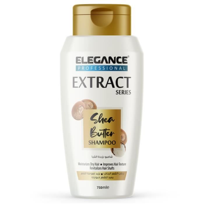 Elegance Hair Shampoo Extract Series Shea Butter - 750 Ml