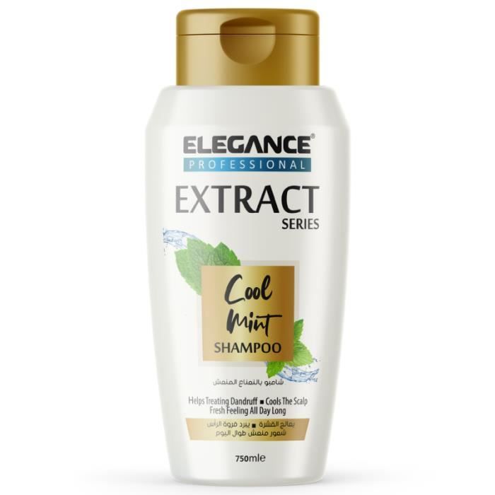 Elegance Hair Shampoo Extract Series Cool Mint- 750 Ml