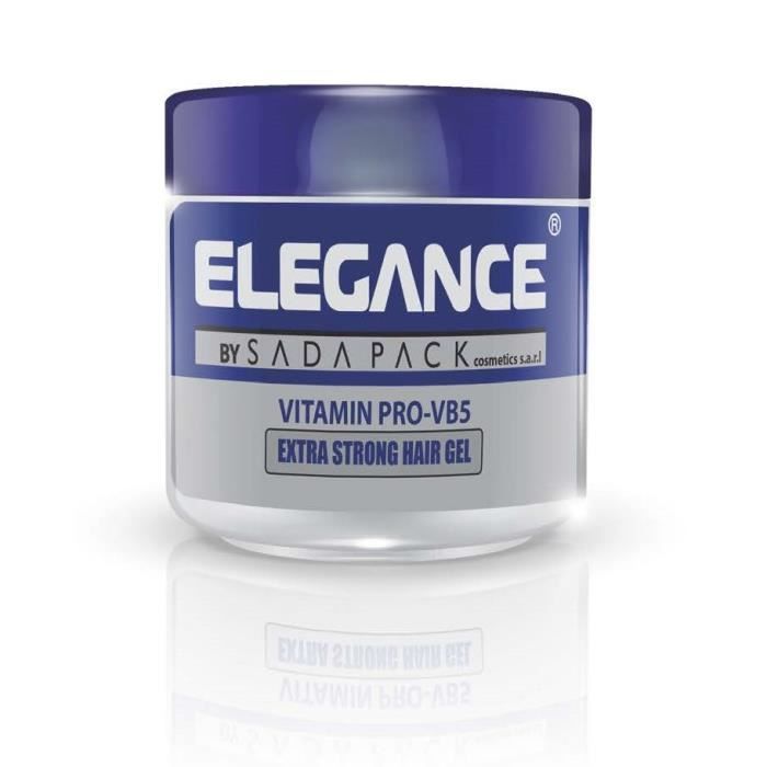 Elegance Extra Strong Hair Gel - 500 Ml