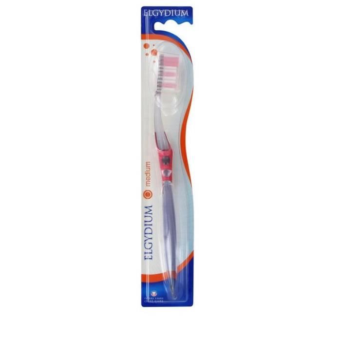 Elgydium Brosse à Dents Anti-Plaque Medium