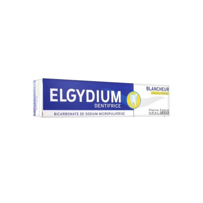 Elgydium Dentifrice Blancheur fraicheur citron 75ml