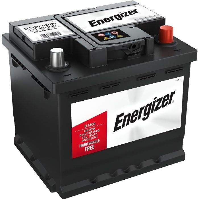Energizer E-L1 400, 45 Ah, 12 V, 400 A, Voiture, Sans entretien, B13