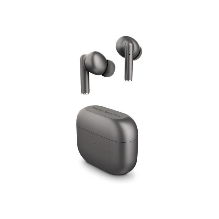 Energy Sistem  Style 2  Écouteurs sans fils  True Wireless Stereo  Bluetooth 5.1  Autonomie 20h  Argent