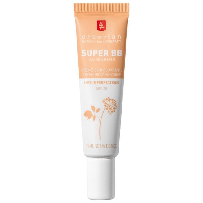 Fond de teint - ERBORIAN - Super BB Crème - Anti-imperfections - SPF20 - Doré 15 ml