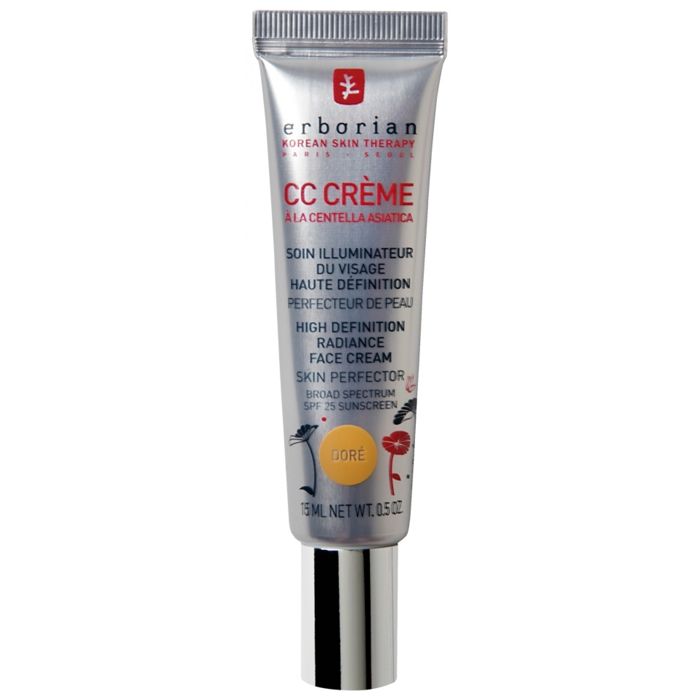 Fond de teint - Erborian - CC Crème HD - SPF 25- Centella Asiatica - Doré 45ml