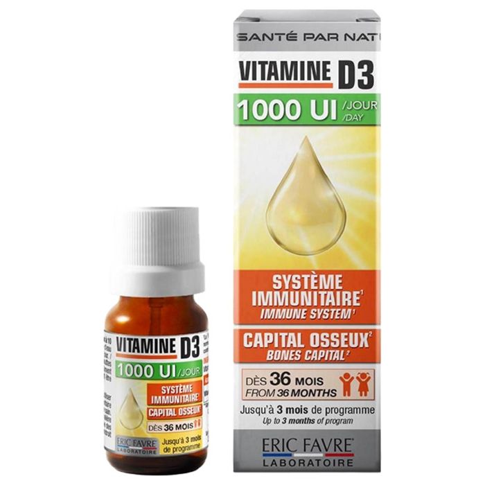 Compléments alimentaires - Eric Favre Vitamine D3 - Nouveauté