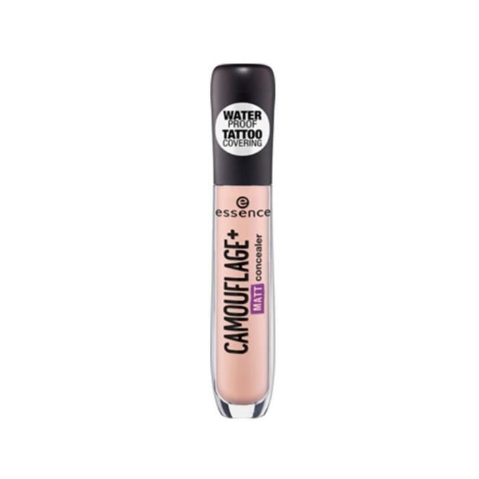 Anticerne - ESSENCE - Corrector Camouflage+ Matte - 010 Light Rose - 5ml - Résistant à l'eau