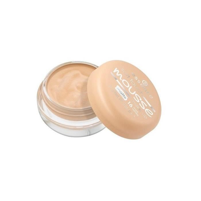 Essence Maquillaje Soft Touch Mousse 16 Matt Vanilla Maquillaje en mousse de Essence que proporciona a tu rostro un acabado mate, s