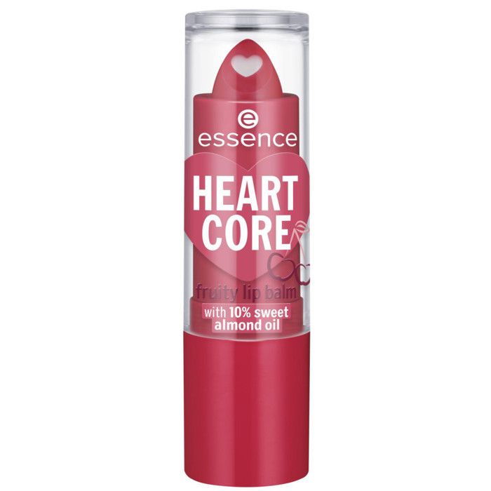 Essence - Baume à Lèvres Heart Core Fruity - 01 Crazy Cherry
