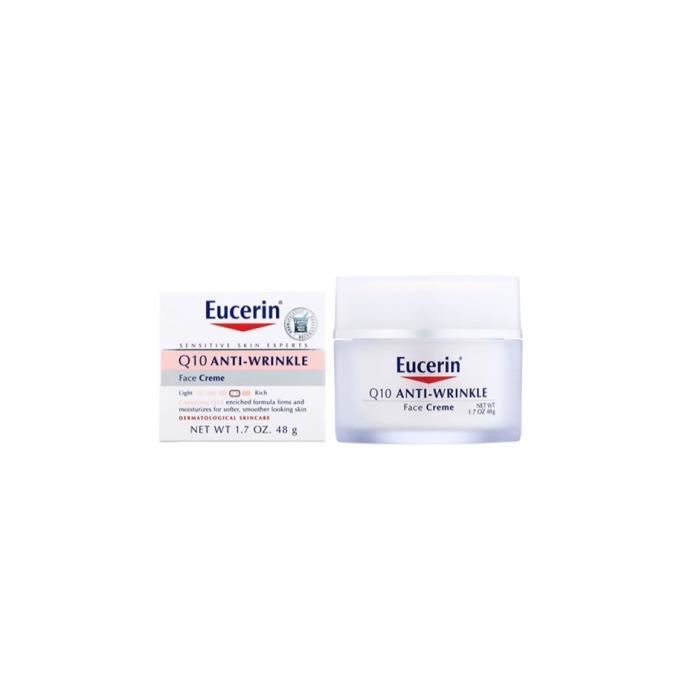 Eucerin Q10 Anti-Wrinkle Sensitive Facial Skin Creme Crème de visage anti ride 48 g