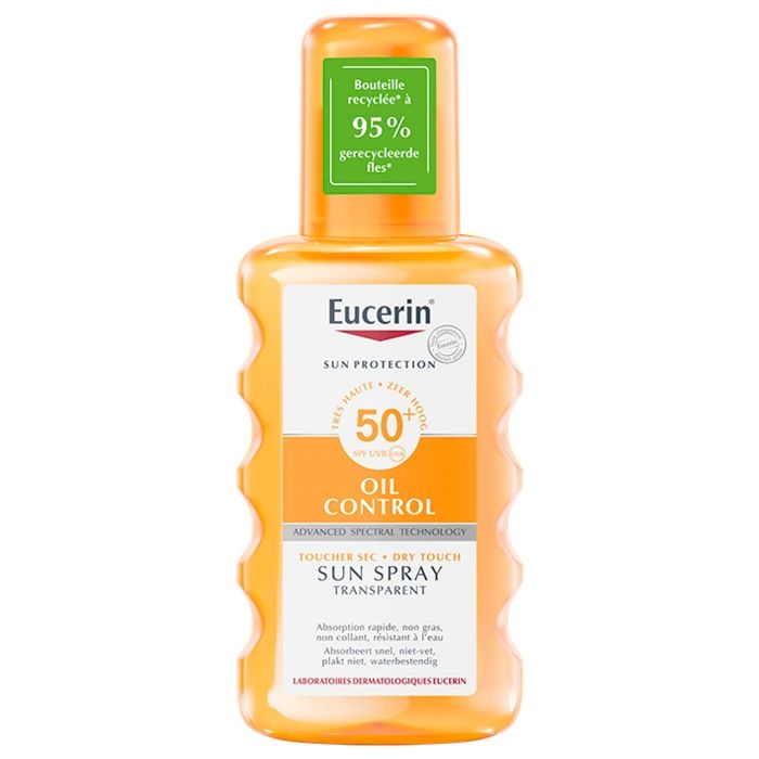 Eucerin Sun Protection Sensitive Protect Spray Solaire Transparent SPF50 200ml