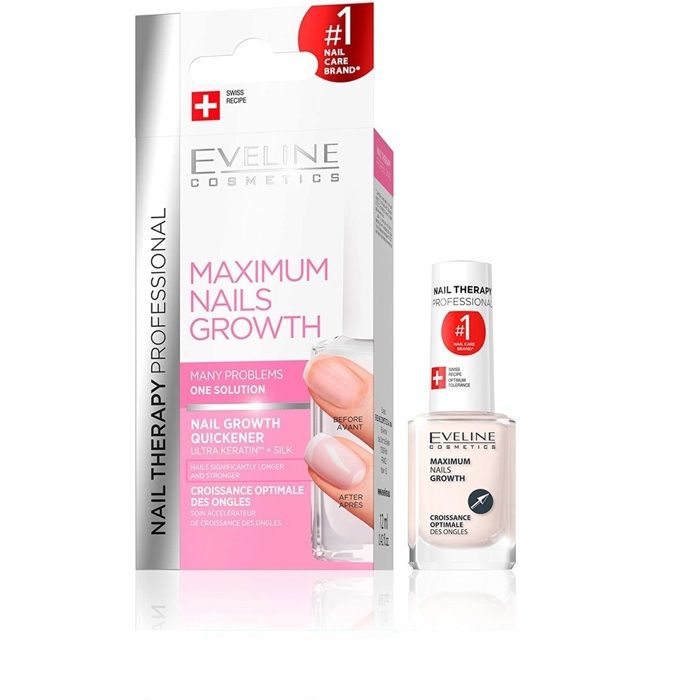 EVELINE NAIL THERAPY MAXIMUM NAILS GROWTH 12ML | CROISSANCE MAXIMALE DES ONGLES THÉRAPIE DES ONGLES
