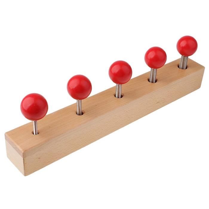 Eveil Montessori - Visser et devisser 2 (gros boutons) - Jeux Educatifs