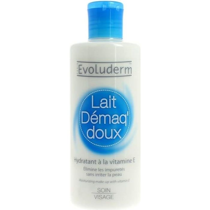 Lait Démaquillant Hydratant Vitamine E Evoluderm