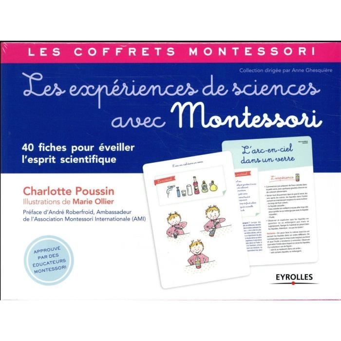 Coffret d'expériences scientifiques Montessori - EYROLLES - Pour enfants de 3 à 12 ans